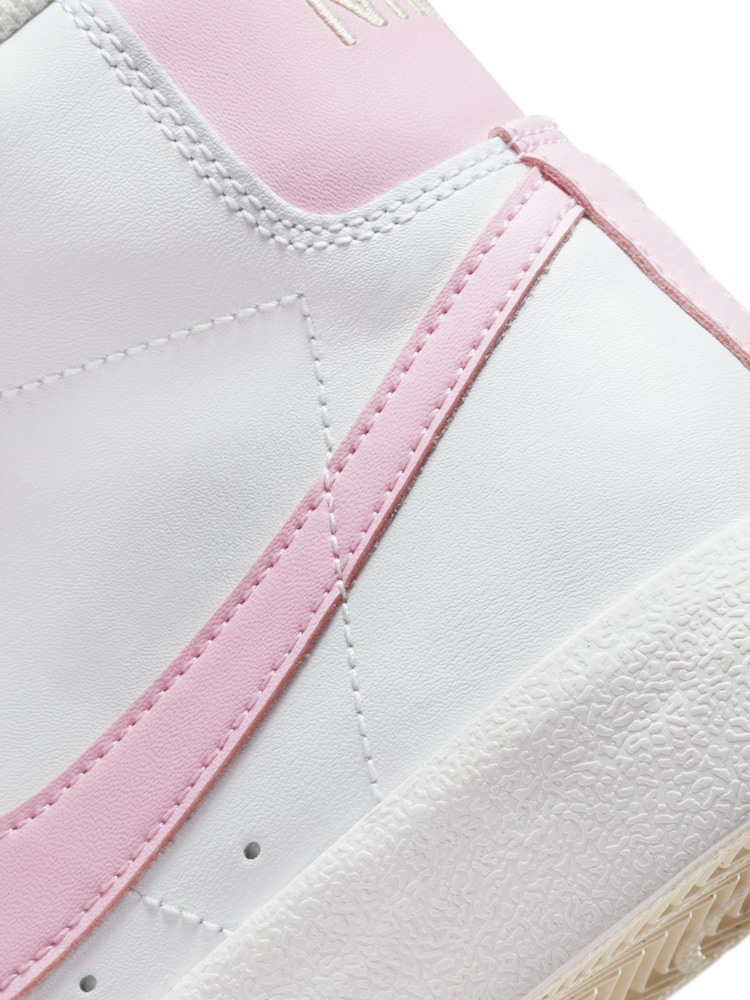 Белый/розовый - Детские кроссовки Nike Blazer 77 - Изображение 10 из 10