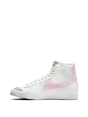 Белый/розовый - Детские кроссовки Nike Blazer 77 - Изображение 4 из 10