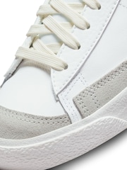 Белый/розовый - Детские кроссовки Nike Blazer 77 - Изображение 8 из 10