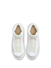 Белый/розовый - Детские кроссовки Nike Blazer 77 - Изображение 9 из 10