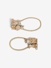 Set of 2 Natural Magnetic Barnaby The Bear Curtain Tie Backs - Image 2 of 4