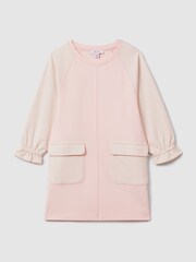 Reiss Pink Courtney 9-13 yrs Colourblock Jersey Dress - Image 2 of 4