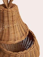 Laura Ashley Natural Pear Storage Basket - Image 3 of 3