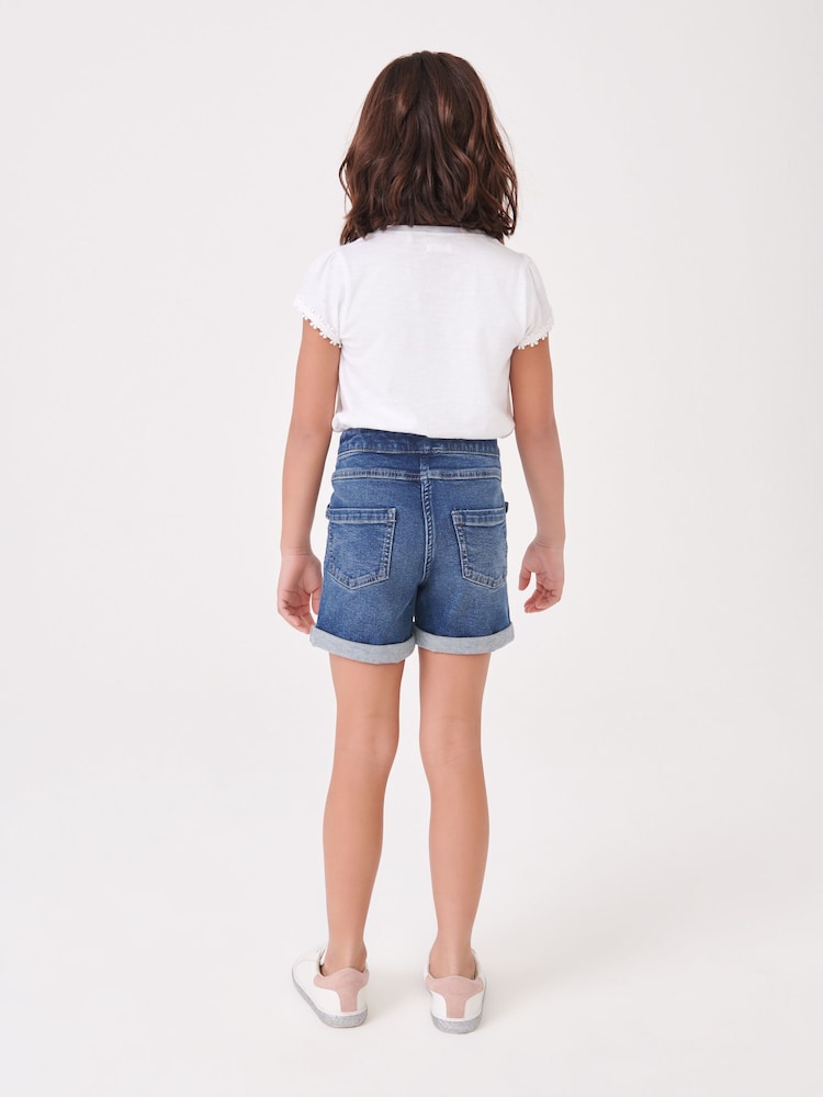 Weiß - T-Shirt mit Gänseblümchen-Tasche (1.5–16 J.) - Bild 2 von 7 Weiß - T-Shirt mit Gänseblümchen-Tasche (1.5–16 J.) - Bild 2 von 7