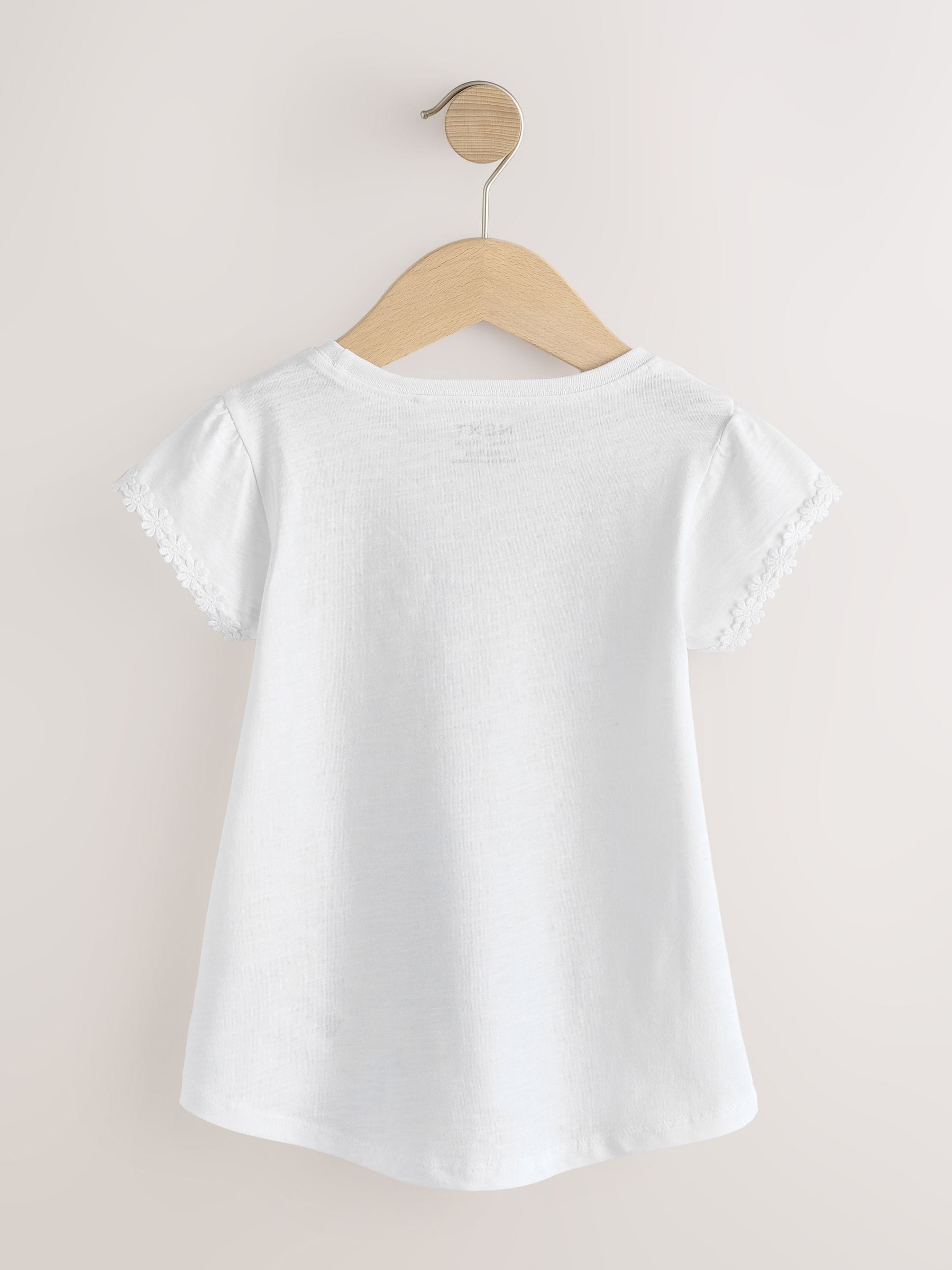 Buy White Daisy Pocket T-Shirt (1.5-16yrs) from Next USA