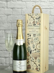 Wedding Day Sparkling Wine Gift by Le Bon Vin - Image 1 of 1