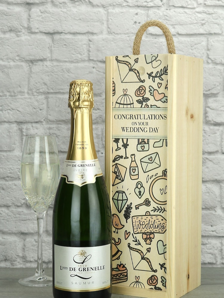 Wedding Day Sparkling Wine Gift by Le Bon Vin - Image 1 of 1