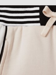 Reiss Ivory Colette 4-9 yrs Cotton Blend Elasticated Waist Shorts - Image 4 of 4