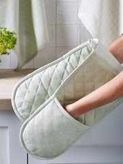 Sage Green Kitchen Oven Gloves - Image 1 of 2