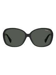 Polaroid Black Oversized Polarised Lens Sunglasses - Image 2 of 4