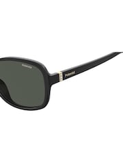 Polaroid Black Oversized Polarised Lens Sunglasses - Image 4 of 4