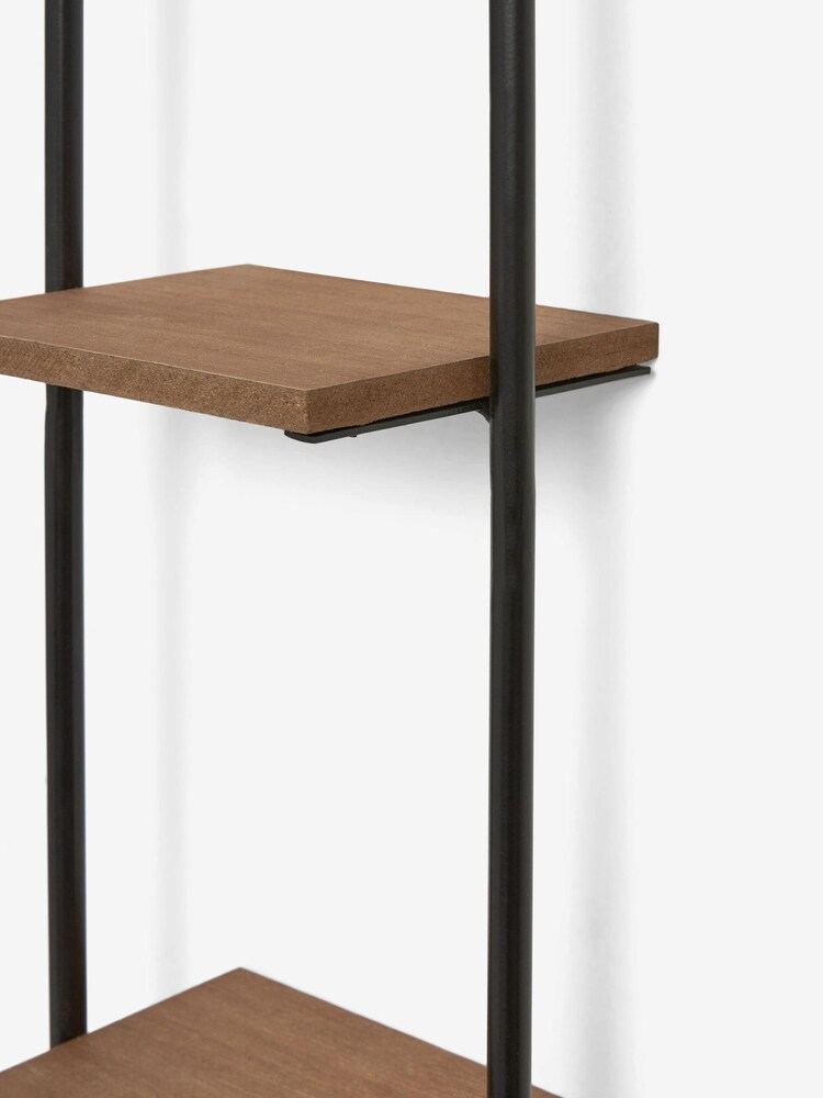 Bronx Industrial Slimline Wall Shelves - Image 3 of 4