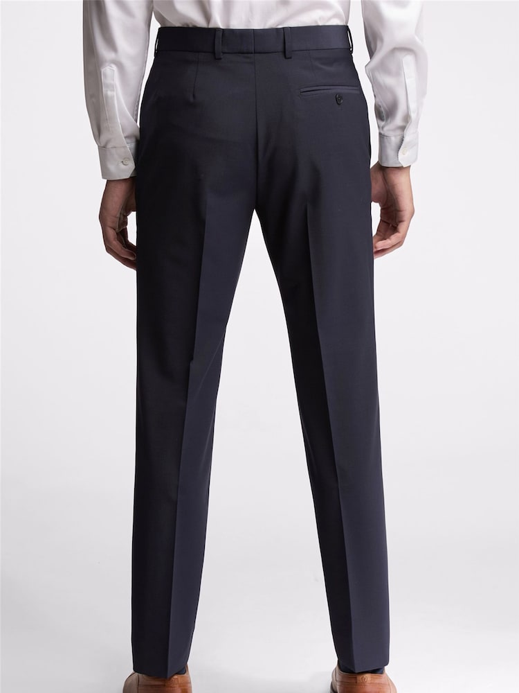 Ted Baker Premium Blue Panama Slim Suit: Trousers - Image 2 of 4