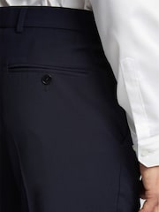 Ted Baker Premium Blue Panama Slim Suit: Trousers - Image 4 of 4
