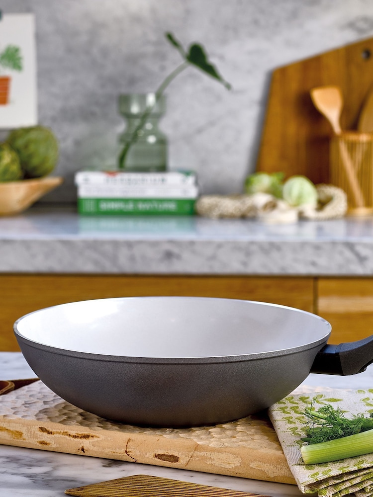 Prestige Grey Earth Pan 28cm Wok - Image 2 of 4
