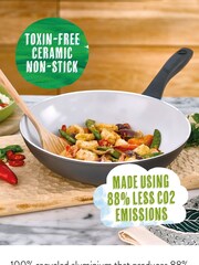 Prestige Grey Earth Pan 28cm Wok - Image 3 of 4