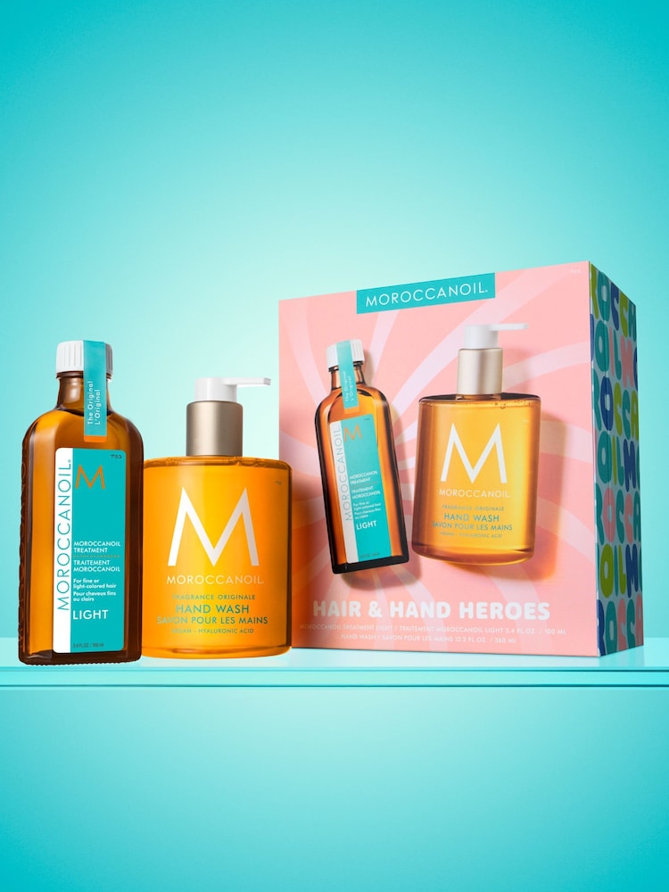 Moroccanoil Hand and Hair Heroes -Treatment Light 100ml + FREE Hand Wash 360ml - Image 2 of 4