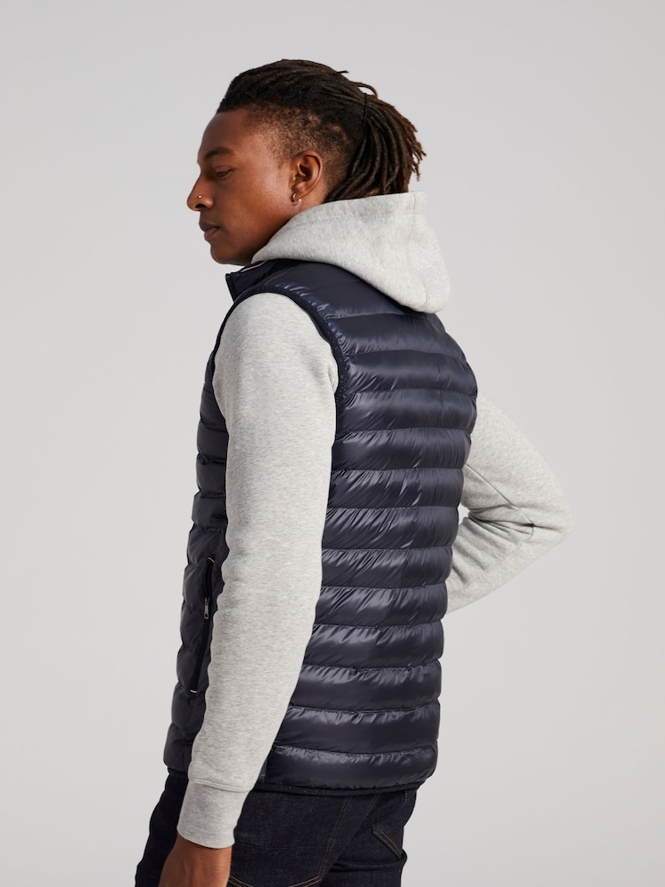 Синий - Tommy Hilfiger Core Packable Circular Gilet - Изображение 2 из 4