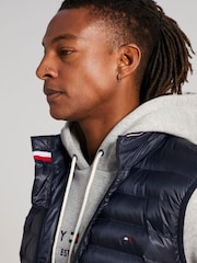 Синий - Tommy Hilfiger Core Packable Circular Gilet - Изображение 3 из 4