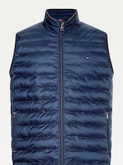 Синий - Tommy Hilfiger Core Packable Circular Gilet - Изображение 4 из 4