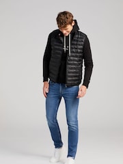Tommy Hilfiger Black Core Packable Circular Gilet - Image 2 of 5