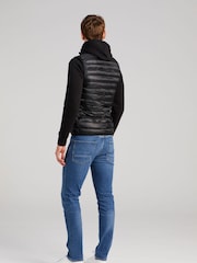Tommy Hilfiger Black Core Packable Circular Gilet - Image 3 of 5