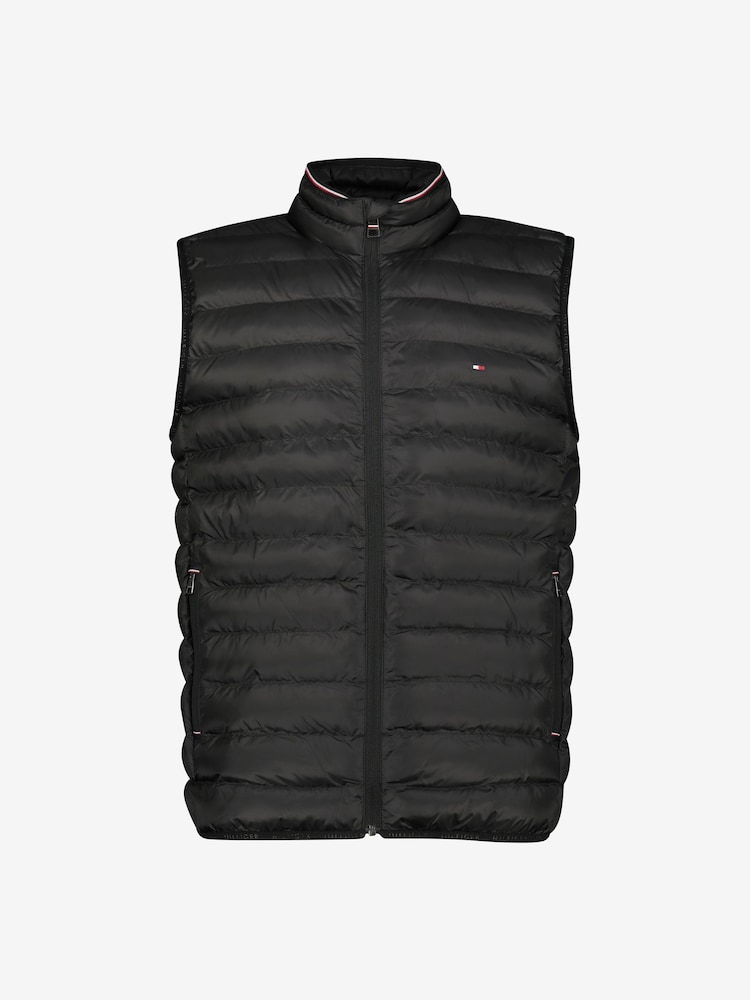 Tommy Hilfiger Black Core Packable Circular Gilet - Image 5 of 5