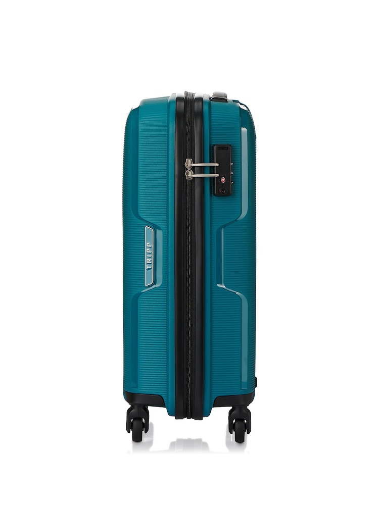 Tripp Teal Blue Escape Cabin 4 Wheel Suitcase - Image 3 of 4