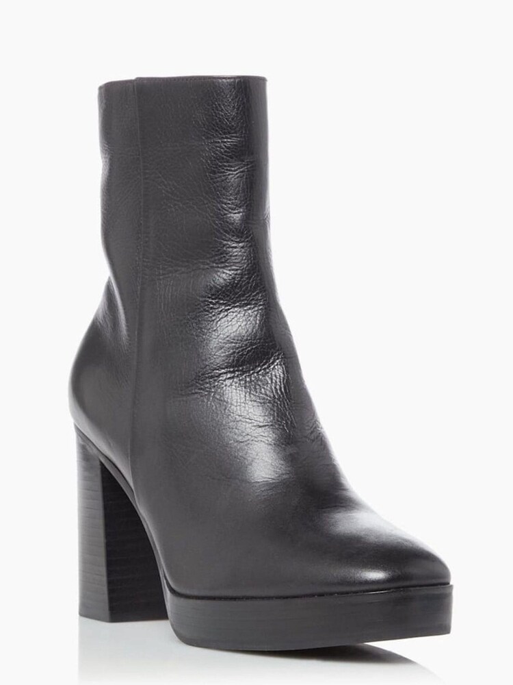 Dune London Black Pella Platform Ankle Boots - Image 2 of 5