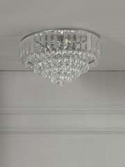 Laura Ashley Chrome Vienna Flush Fitting Light - Image 2 of 3