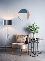 Dar Lighting Gold Braque Round Mirror - Image 1 of 4