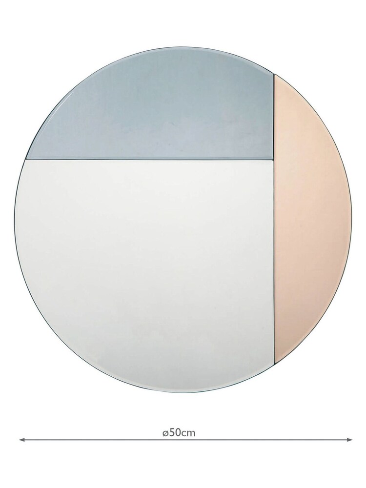 Dar Lighting Gold Braque Round Mirror - Image 4 of 4