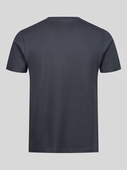 Alpha Industries Grey 100% Cotton Fighter Squadron T-Shirt - Image 2 of 4
