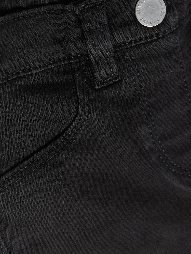 Black Denim Long Length Jeggings (3-16yrs) - Image 3 of 3