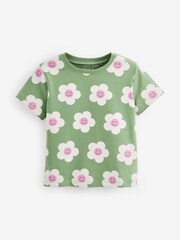 Blue Short Sleeve T-Shirts 4 Pack (3mths-7yrs) - Image 3 of 6
