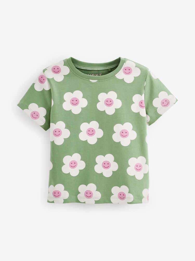 Blue Short Sleeve T-Shirts 4 Pack (3mths-7yrs) - Image 3 of 6