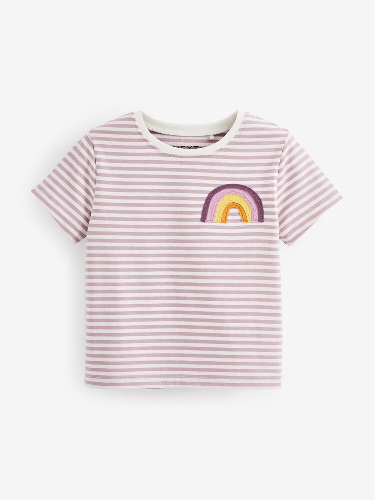 Blue Short Sleeve T-Shirts 4 Pack (3mths-7yrs) - Image 5 of 6