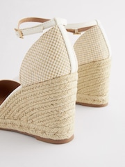 White Forever Comfort® Closed Toe High Wedges - Image 4 of 6