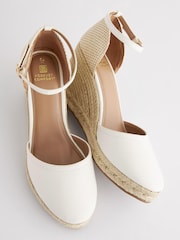White Forever Comfort® Closed Toe High Wedges - Image 6 of 6