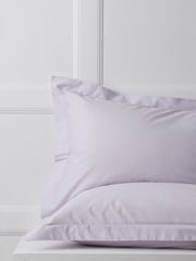 Set of 2 Puple Lilac Cotton Rich Pillowcases - Image 2 of 2
