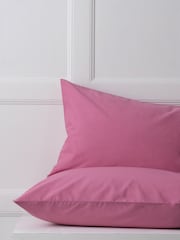 Set of 2 Pink Bright Cotton Rich Pillowcases - Image 1 of 2
