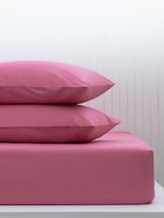 Pink Bright Cotton Rich Deep Fitted Sheet - Image 1 of 2