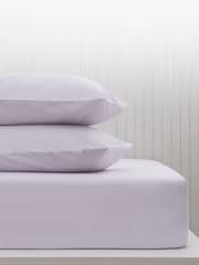 Puple Lilac Cotton Rich Deep Fitted Sheet - Image 1 of 2