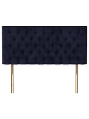 Silentnight Maritime Blue Florence Luxury Velvet Headboard - Image 1 of 3