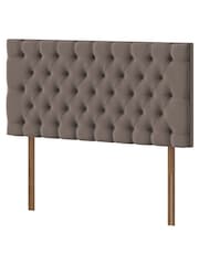 Silentnight Mink Brown Florence Luxury Velvet Headboard - Image 2 of 3