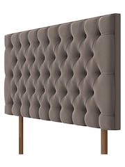 Silentnight Mink Brown Florence Luxury Velvet Headboard - Image 3 of 3
