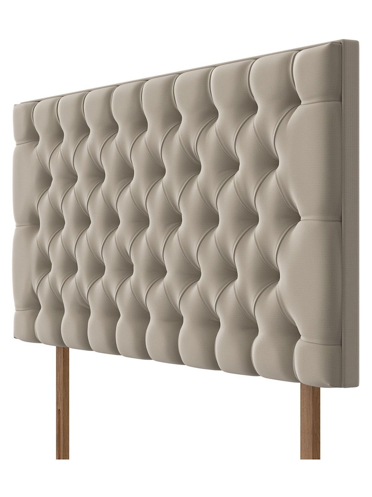 Silentnight Sandstone Natural Florence Woven Headboard - Image 3 of 3