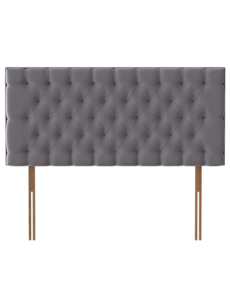 Silentnight Slate Grey Florence Woven Headboard - Image 1 of 3