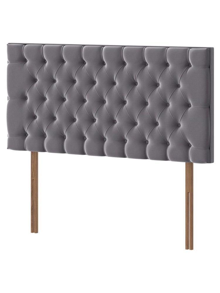 Silentnight Slate Grey Florence Woven Headboard - Image 2 of 3