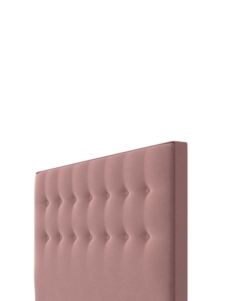 Silentnight Pink Goya Luxury Velvet Headboard - Image 3 of 3